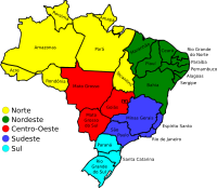 Map of Brazil, v3