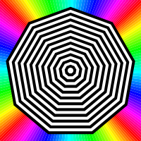 nonagon target