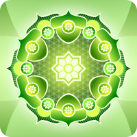 Simple Green Mandala