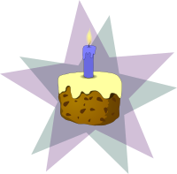 cake and candle