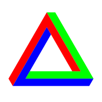 Penrose Triangle RGB