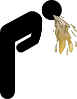 man vomiting icon