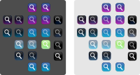 aqua buttons