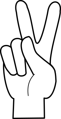 Signe de paix / peace sign