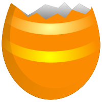 Cracked Easter egg