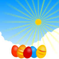 Easter composition