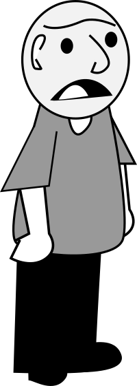 Talky Guy - B&W