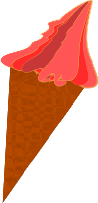 Wild-Berry Ice Cream Cone