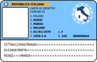 Carta d'identità - ID card