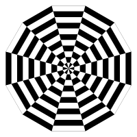 dodecagon zebra pizza