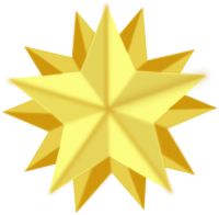 Golden star
