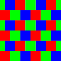 rgb brick wall