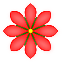 red flower