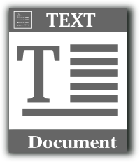 Text file icon