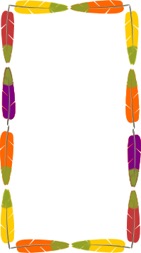 Feathers frame