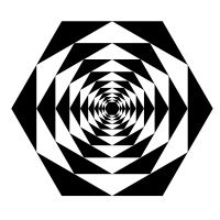hexagon midpoint snap