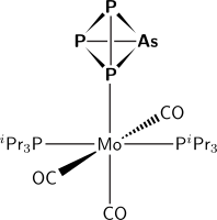 AsP3 complex of Kubas fragment