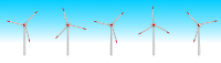 5 wind turbines