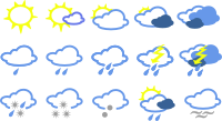 simple weather symbols