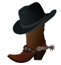 Cowboy Boot and Hat