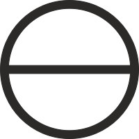Circle with Horizontal diameter