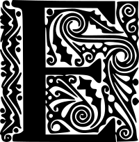Peter Behrens Alphabet 1908 (E)