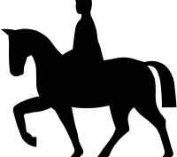 Horserider roadsign 2