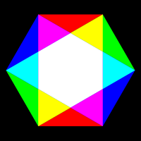 hexagon rgb mix
