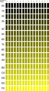Shades of Yellow