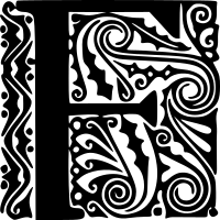 Peter Behrens Alphabet 1908 (F)