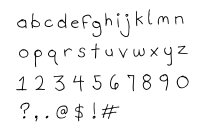 Rough Hand Letters