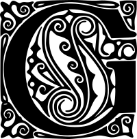 Peter Behrens Alphabet 1908 (G)