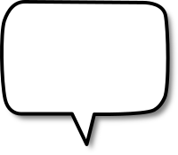 Callout rounded rectangle center