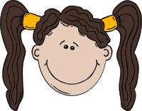 Girl Face Cartoon