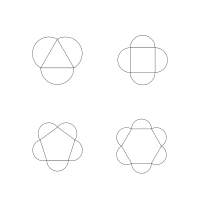 half circle supreme polygons angles