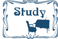 Study room door sign