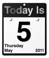 "Today Is" calendar