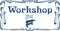 Workshop door sign