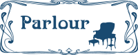 Parlour door sign