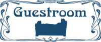 Guestroom door sign