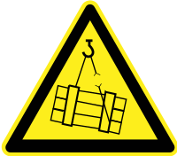 Signs Hazard Warning - falling cargo