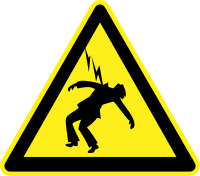 Danger High Voltage Warning Sign