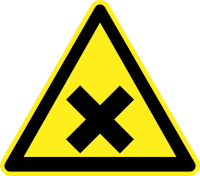 Noxious and Irritating Warning Sign