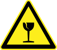 Fragile Warning Sign