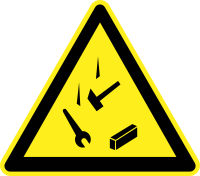 Danger Falling Objects Warning Sign