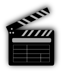 Movie clapper Board