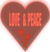 Love and Peace in a heart