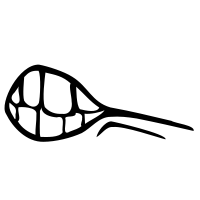 Half open mouth