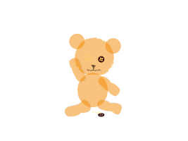 canvas Teddy Bear