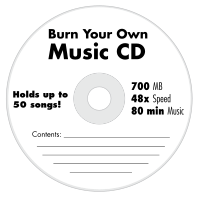 Blank Music CD